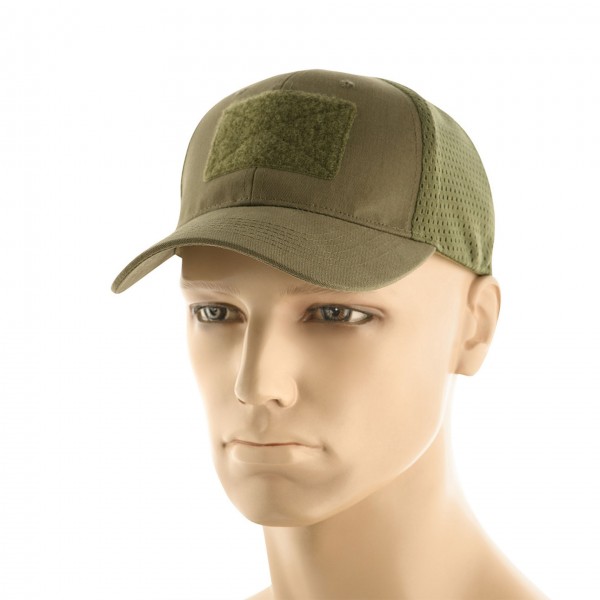 Бейсболка с липучкой и сеткой OLIVE - 3565393