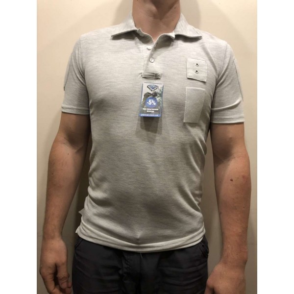 Поло полицейское хб серая - 3555063 Поло полицейское хб серая - 3555063