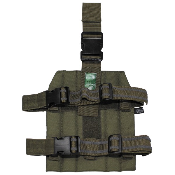 Платформа на ногу з системою MOLLE MFH олива - 3565480 Платформа на ногу з системою MOLLE MFH олива - 3565480