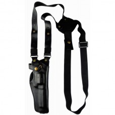 Кобура оперативная кожаная формованная с комбинированными креплением, Альфа440, Наган