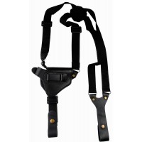 Кобура оперативная кожаная универсальная с синтетическим креплением (со скобой) МЕ38