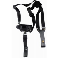 Кобура оперативная кожаная универсальная с синтетическим креплением (со скобой), ПСМ