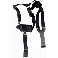 Кобура оперативна шкіряна універсальна з синтетичним кріпленням (зі скобою) Эрма459