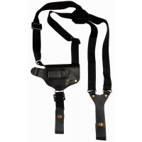 Кобура оперативная кожаная универсальная с синтетическим креплением (со скобой) Форт 17