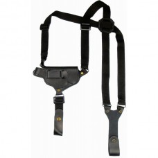 Кобура оперативная кожаная универсальная с синтетическим креплением (со скобой) для ПМ