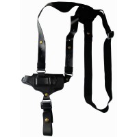 Кобура оперативна шкіряна універсальна з комбінованими кріпленням (зі скобою) ПГШ