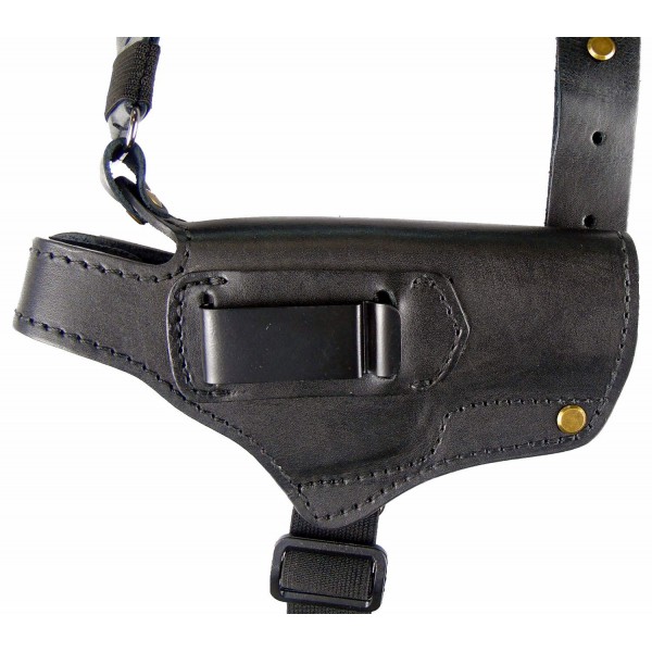 Кобура оперативная кожаная универсальная с комбинированными креплением (со скобой) Р88, Аникс100 - 2996543