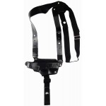 Кобура оперативная кожаная формованная с комбинированными креплением Р88, Аникс100