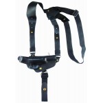 Кобура оперативная кожаная формованная с комбинированными креплением Эрма38