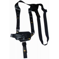 Кобура оперативна шкіряна формована з комбінованими кріпленням Глок19