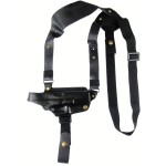 Кобура оперативная кожаная формованная с комбинированными креплением Глок17