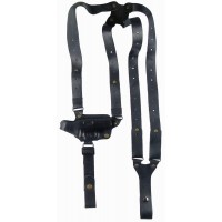 Кобура оперативная кожаная формованная трехслойная с кожаным креплением Форт9Р