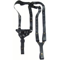 Кобура оперативная кожаная формованная трехслойная с кожаным креплением МЕ