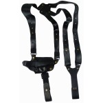 Кобура оперативная кожаная формованная трехслойная с кожаным креплением ПМ