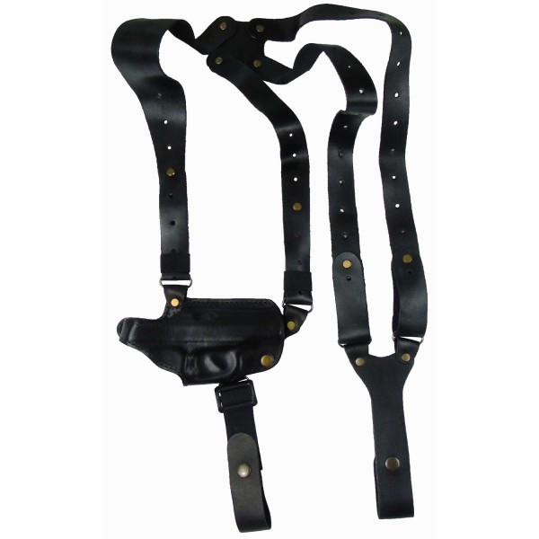 Кобура оперативна шкіряна формована тришарова з шкіряним кріпленням ПМ - 2996643