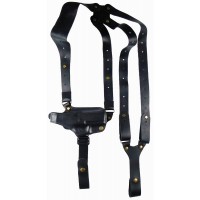 Кобура оперативная кожаная формованная трехслойная с кожаным креплением Форт17