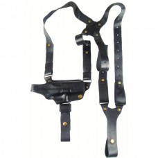 Кобура оперативная кожаная формованная с кожаным креплением Р88, Аникс 100