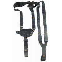 Кобура оперативная кожаная формованная с кожаным креплением ПСМ