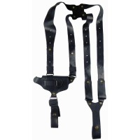 Кобура оперативна шкіряна універсальна з шкіряним кріпленням (зі скобою) Эрма459