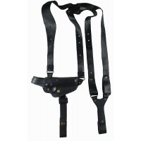 Кобура оперативная кожаная формованная с кожаным креплением Эрма 38