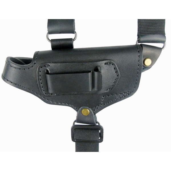 Кобура оперативная кожаная универсальная (Форт10Р) с кожаным креплением, со скобой и подсумки под магазин - 2996515 Кобура оперативная кожаная универсальная (Форт10Р) с кожаным креплением, со скобой и подсумки под магазин - 2996515