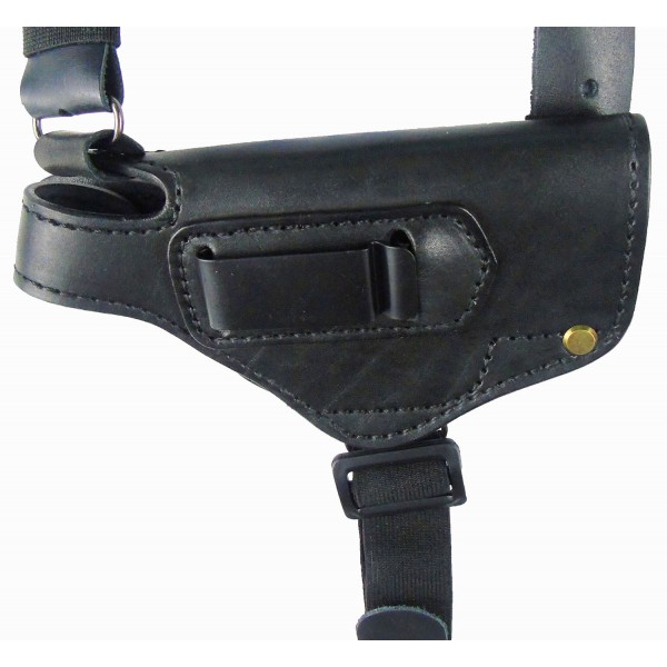 Кобура оперативная кожаная универсальная (Форт-17), с кожаным креплением, со скобой и подсумки под магазин - 2996517 Кобура оперативная кожаная универсальная (Форт-17), с кожаным креплением, со скобой и подсумки под магазин - 2996517