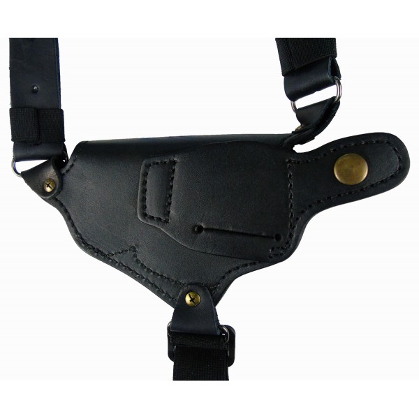 Кобура оперативная кожаная универсальная (Форт-17), с кожаным креплением, со скобой и подсумки под магазин - 2996517 Кобура оперативная кожаная универсальная (Форт-17), с кожаным креплением, со скобой и подсумки под магазин - 2996517