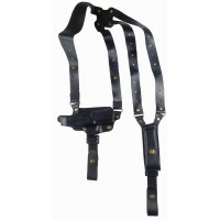 Кобура оперативна шкіряна тришарова формована, (Форт-17), з шкіряним кріпленням і подсумки під магазин