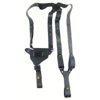 Кобура оперативна шкіряна універсальна з шкіряним кріпленням (зі скобою) - 2,5 "(РКС, Альфа 420, Сафарі)