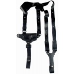 Кобура оперативная кожаная универсальная с кожаным креплением (со скобой) ПСМ