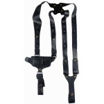 Кобура оперативная кожаная универсальная с кожаным креплением (со скобой) ПГШ