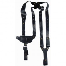 Кобура оперативная кожаная универсальная с кожаным креплением (со скобой) ПГШ