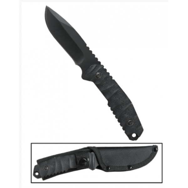 Ніж BLACK 440/G10 KNIFE WITH SCABBARD - 3565364