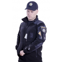 Кофта флісова тактична Чорна 250гр/м