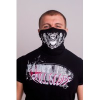 Балаклава с принтом Медведь