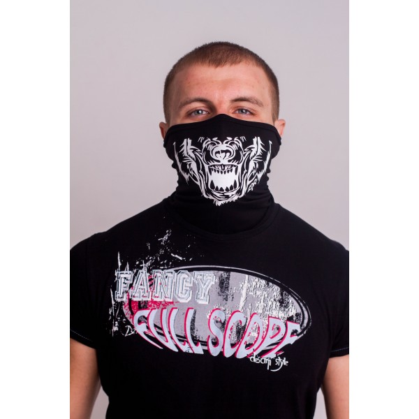 Балаклава с принтом Медведь - pancer0004