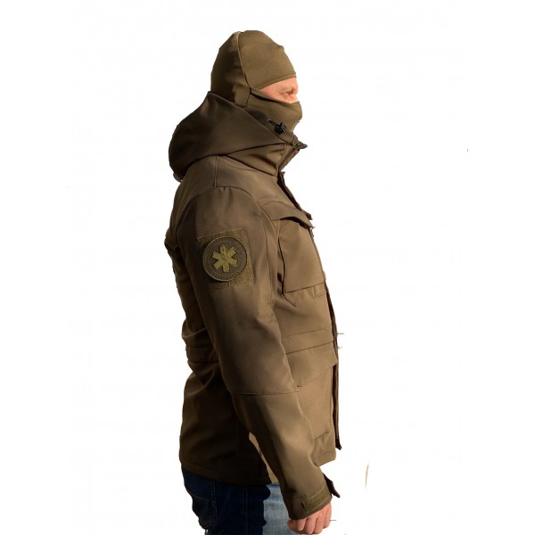 Куртка милитари м65 олива под пистолет с Velcro Soft Shell - 3565383 Куртка милитари м65 олива под пистолет с Velcro Soft Shell - 3565383