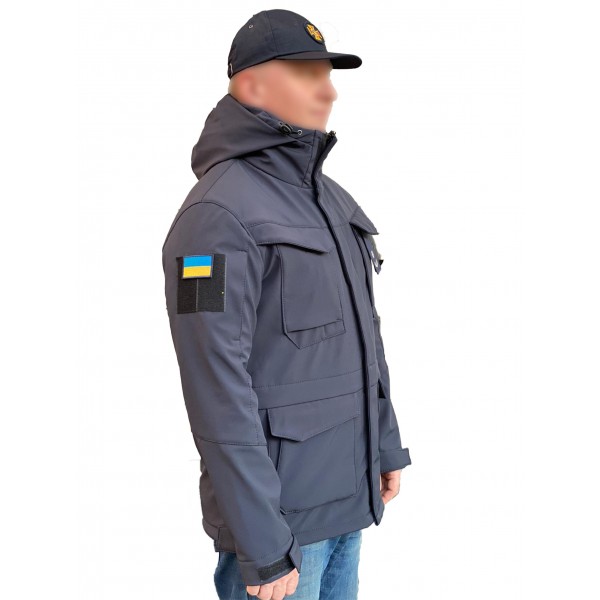 Куртка мілітарі М65 темно-синя під пістолет Velcro Soft Shell - 3565381 Куртка мілітарі М65 темно-синя під пістолет Velcro Soft Shell - 3565381