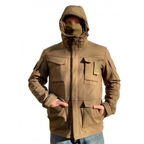 Куртка милитари м65 олива под пистолет с Velcro Soft Shell - 3565383 Куртка милитари м65 олива под пистолет с Velcro Soft Shell - 3565383