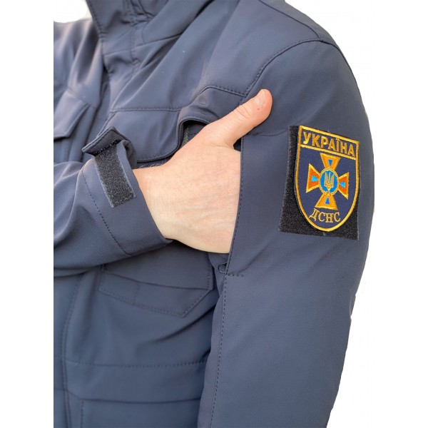 Куртка мілітарі М65 темно-синя під пістолет Velcro Soft Shell - 3565381 Куртка мілітарі М65 темно-синя під пістолет Velcro Soft Shell - 3565381