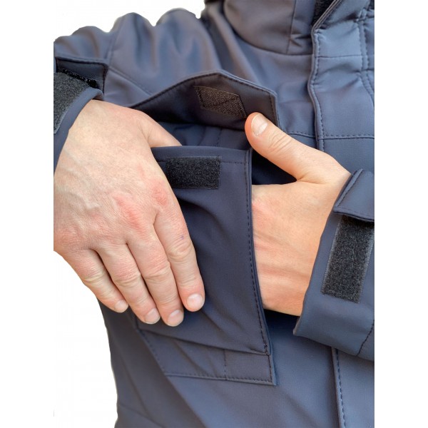 Куртка мілітарі М65 темно-синя під пістолет Velcro Soft Shell - 3565381 Куртка мілітарі М65 темно-синя під пістолет Velcro Soft Shell - 3565381