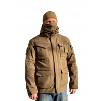 Куртка милитари м65 олива под пистолет с Velcro Soft Shell