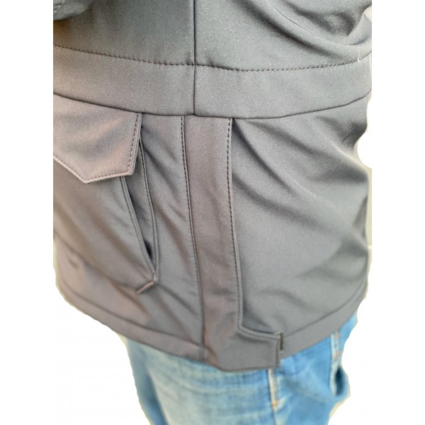 Куртка милитари м65 черная под пистолет с Velcro Soft Shell - 3565382 Куртка милитари м65 черная под пистолет с Velcro Soft Shell - 3565382