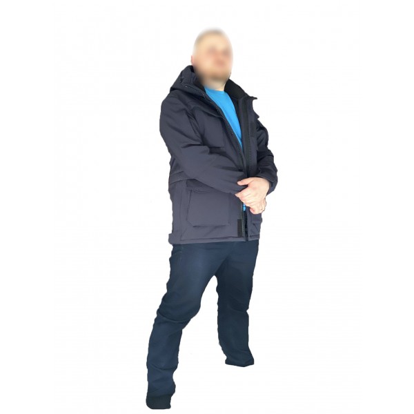 Куртка милитари м65 темно-синяя под пистолет Soft Shell - 3565362 Куртка милитари м65 темно-синяя под пистолет Soft Shell - 3565362