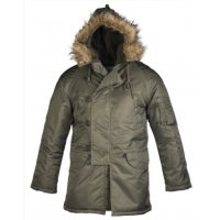 Парка зимова Аляска N3B олива МИЛ ТЕК Німеччина
