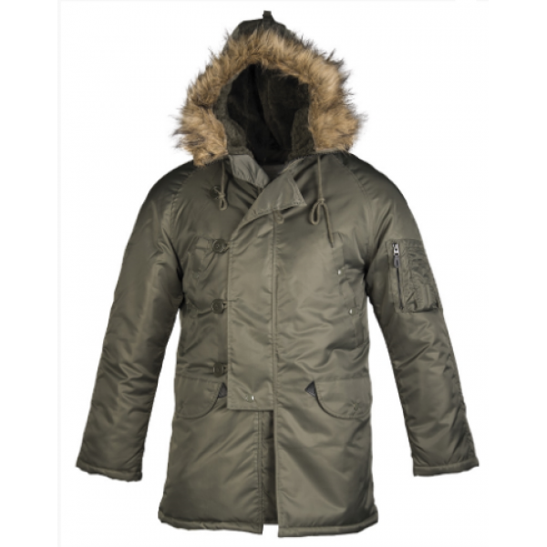 Парка зимова Аляска N3B олива МИЛ ТЕК Німеччина - 3565360