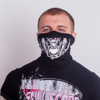 Баф с принтом Медведь