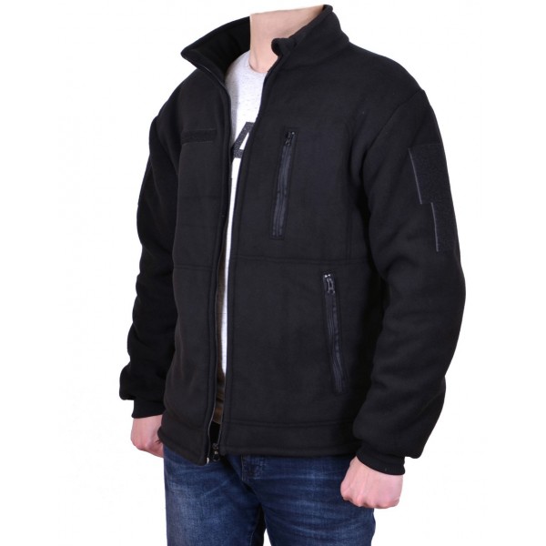 Кофта флисовая военная МЕДВЕДЬ БАЗА на МЕХУ Черный 450гр/м - 3288465 Кофта флисовая военная МЕДВЕДЬ БАЗА на МЕХУ Черный 450гр/м - 3288465