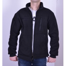 Кофта флісова військова ВЕДМІДЬ БАЗА на ХУТРІ Чорний 450гр/м