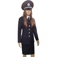 Парадная форма полиции женская